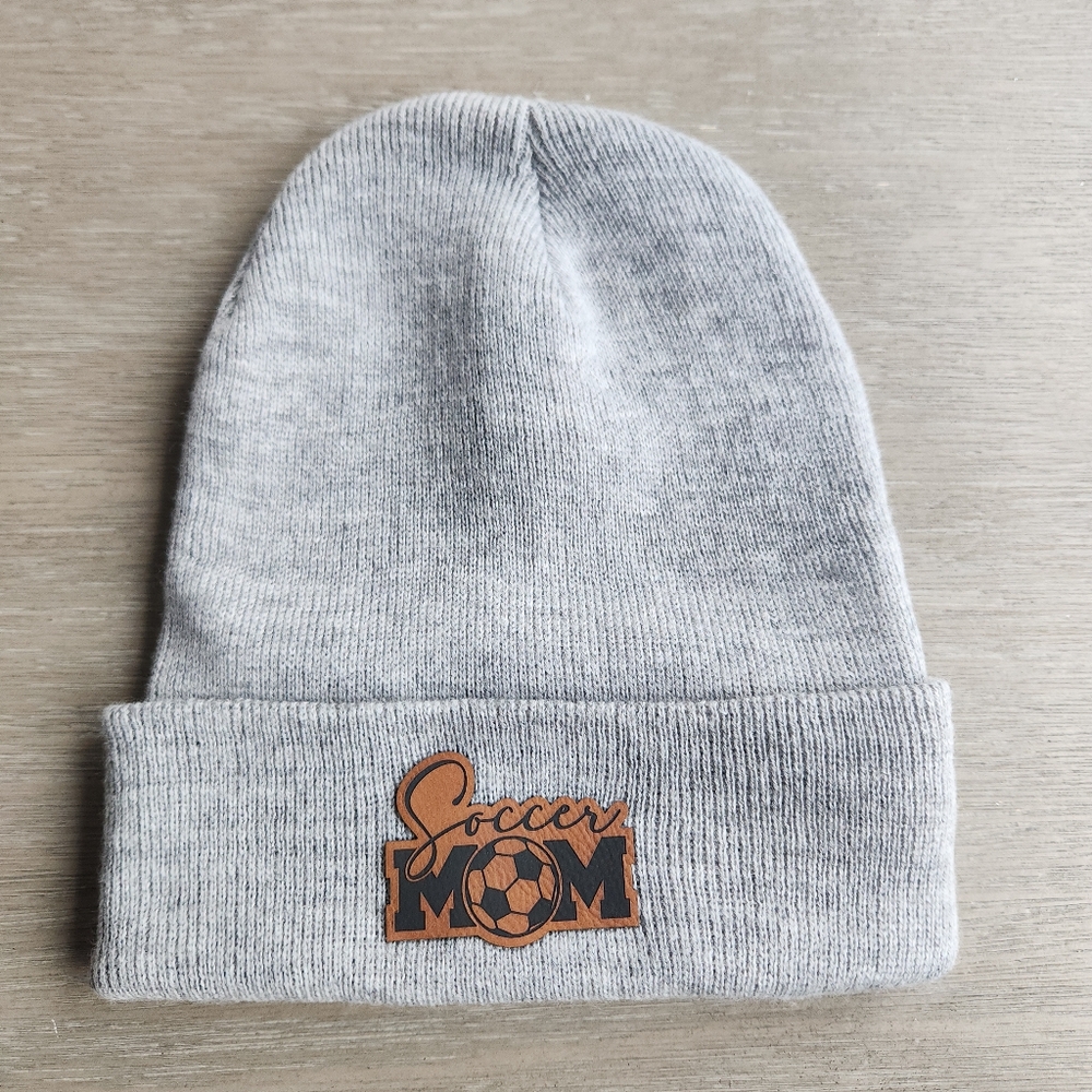 Soccer Mom Knit Beanie Hat